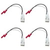 Upgrade Version 4X Front Rear Door Speaker Wire Harness Connector