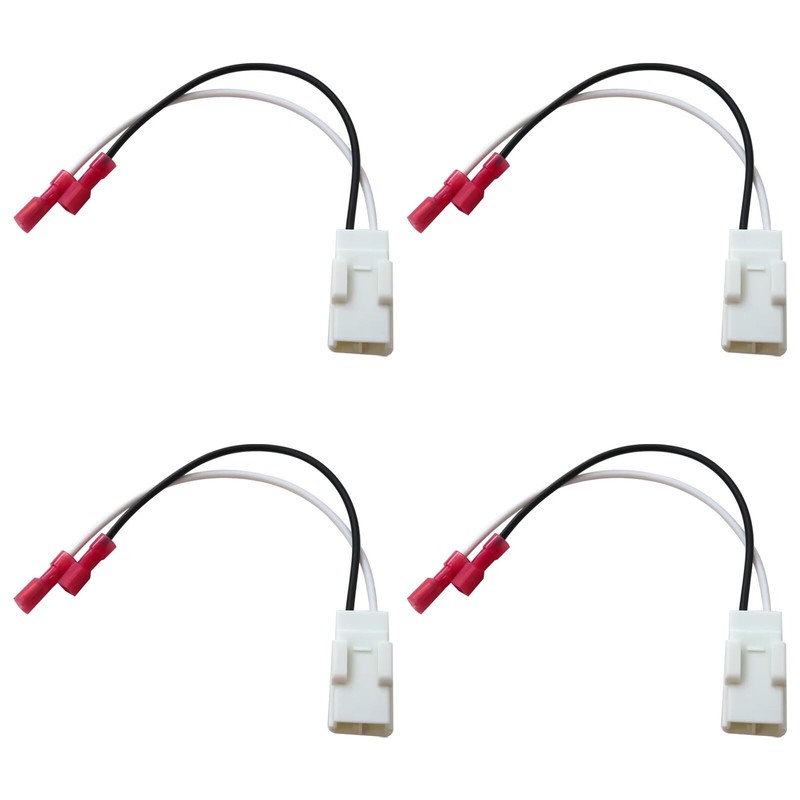 Upgrade Version 4X Front Rear Door Speaker Wire Harness Connector