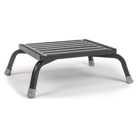 Graham-Field 102BAR Grafco Bariatric Step Steel Stool Frame with Non-Slip Surface and Rubber Feet, Holds 1000 lbs, 8" Height