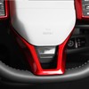 JUIVEEL ABS Car Steering Wheel Frame Cover Steering Wheel Button
