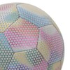 Soccer Ball PU Size 5 Light Color Reflective Glowing Soccer
