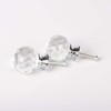 Lansonee 2 Pcs Crystal Door Knobs,Drawer Carbinet Door Handle Puller