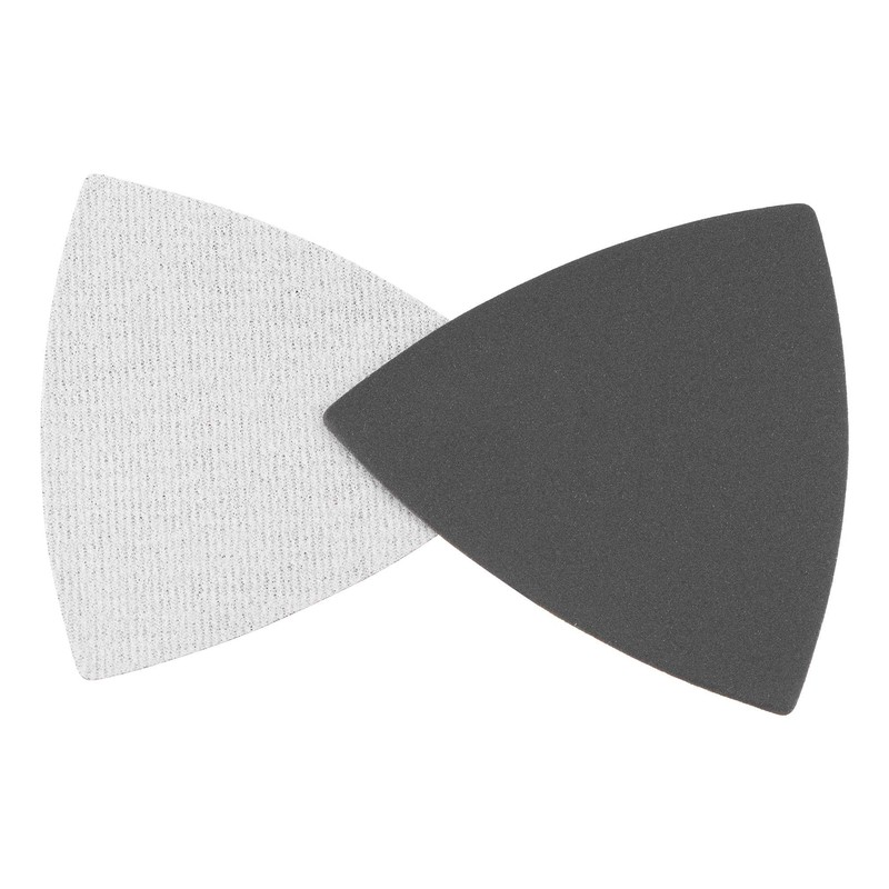 sourcing map Triangular Sandpaper Hook and Loop Triangle Sanding Pad