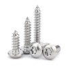 SHUNCHG 50 Pcs M4 x 16mm 304 Stainless Steel Self