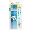 Tombow Pencil PPB-711A Ippo! Clean-Erase Kakikata Pencils, 2B, 6 Pcs.