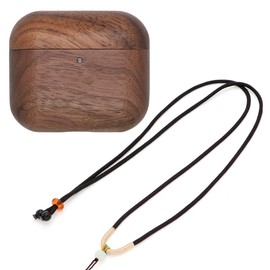 CaseGuider AirPods 4 Case, 2024 New, Natural Wood Case, AirPods 4 Case, Wood, AirPods 4 Cover, Shock-Resistant Protection, Airpod Cover, Natural Wood, Easy to Put on and Take Off, Chargeable While