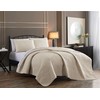 Addison Home Yardley Quilt Set, King, Lightweight Microfiber Bedspread, Embossed