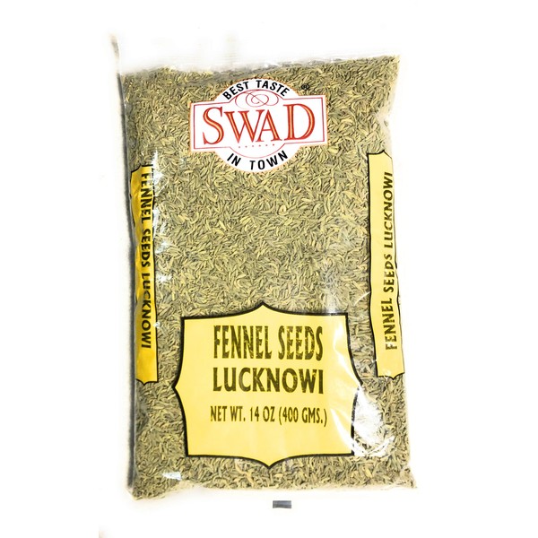 Great Bazaar Swad Lucknow Fennel Seeds, 14 Ounce