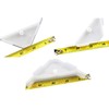 Berta (100 Pieces) 90 Degree Cabinet Triangle Bracket Plastic White