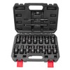 LLNDEI 3/8" Drive Universal Impact Socket Set, 19 Pieces CR-MO