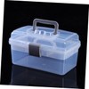 Healeved Foldable Nail Tool Box Multi-Functional Acrylic Organizer for Nail