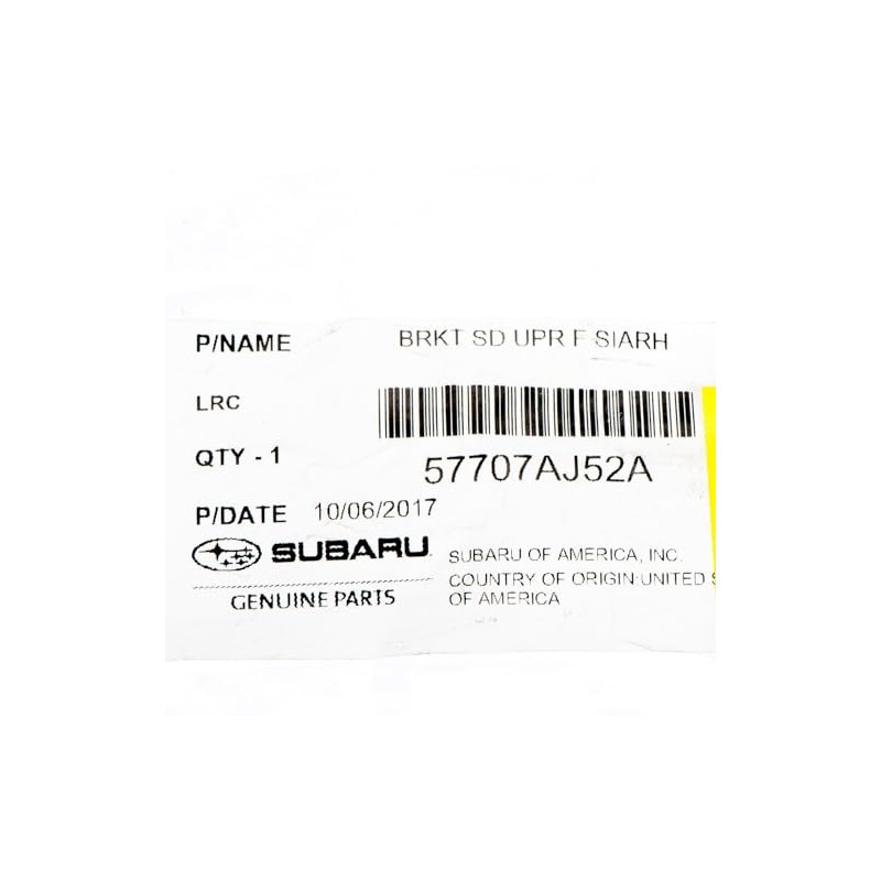 Subaru Front Left & Right Bumper Support Brackets for 2010-2014