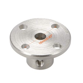 sourcing map 4mm Inner Dia H12*D10 Rigid Flange Coupling Motor Guide Shaft Coupler Motor Connector 2 PCS for DIY Parts