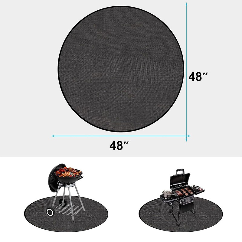 Fire Pit Mat for Decking Heat Resistant Mat 36 Inch