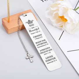 First Communion Gifts for Girl Boys Baptism Gifts for Girl Women Boys Baptism Decorations First Communion Gifts for Girls Boys Christian Bookmark for Men Women Religious Gifts for Her Female Friend