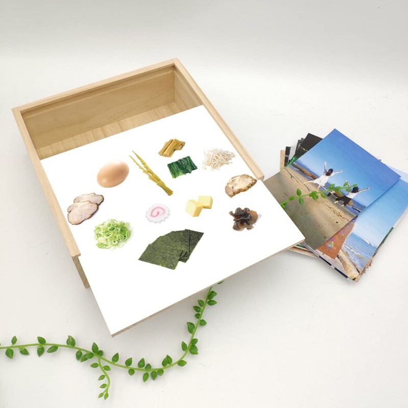 Fabulous Wooden Box - Ramen Toppings Food Japanese Kitchen (11