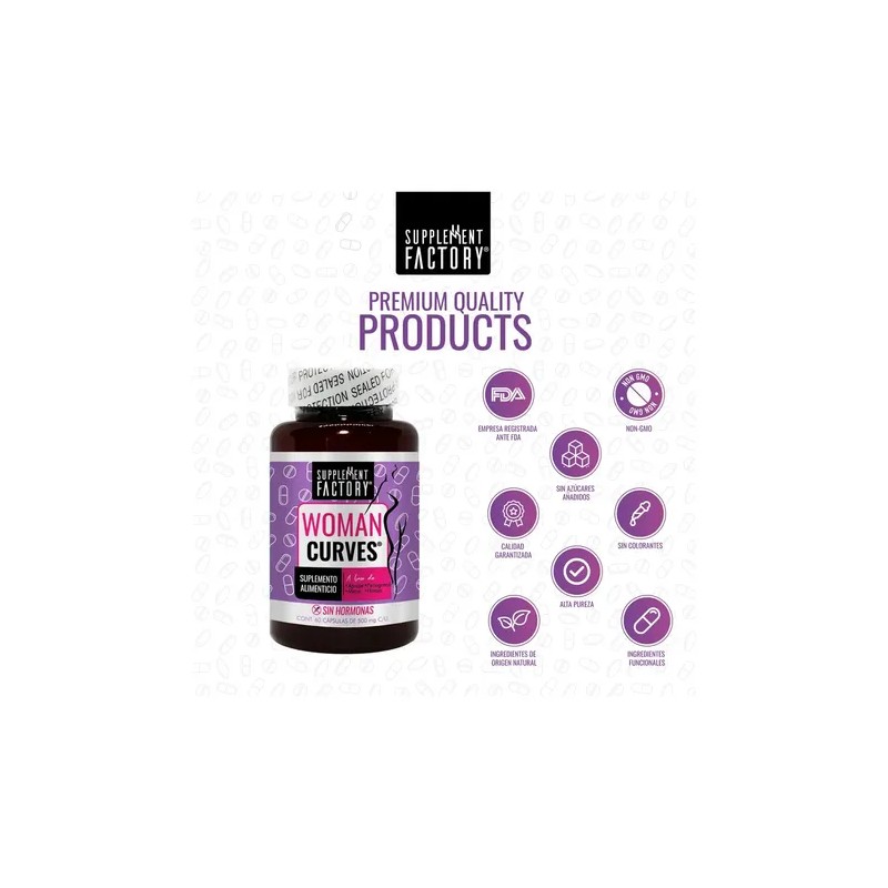 Supplement Factory Woman Curves 60 Caps Sfn