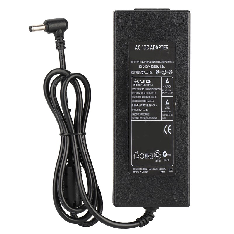 AC/DC Adapter 12V 10A Multiple Protection Power Supply Switch Power