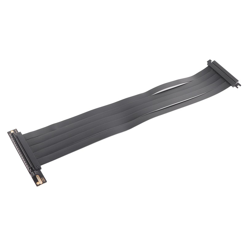 PCIE 4.0 X16 Extender Right Angle 64GB/s Shielded Plug and