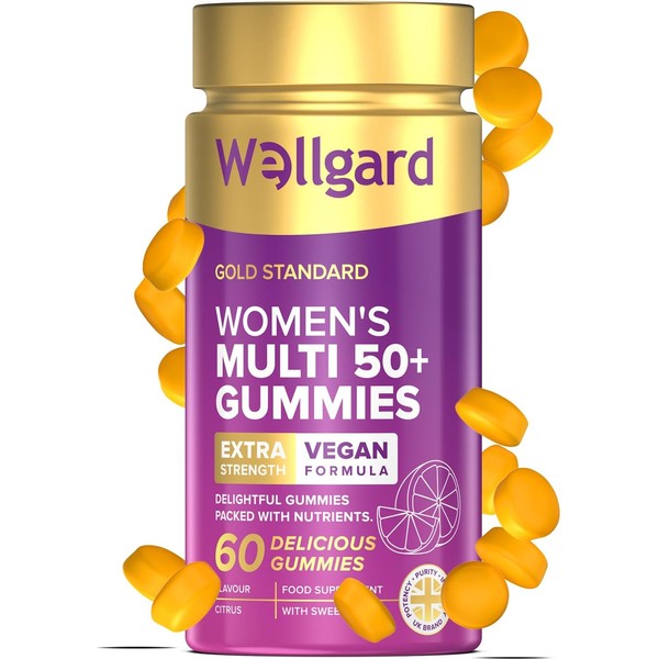 Wellgard Multi Vitamins for Women Over 50 Gummies – Supports