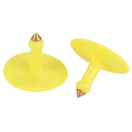 100 Pieces/Set Ear Tags, Sheep, Goat, Pig, Cattle, Cattle, Cattle, Ear Number Tag Number with Number 001-100, Farm Animal Accessories (lettering)