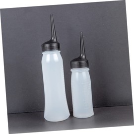 IWOWHERO 3pcs Dry Cleaning Bottle Hair Dye Bottle Hair Styling Applicator Bottles Hair Dye Squeeze Bottles Lotion Bottles Scale Salon Bottle Hair Dye Applicator Bottle Empty Squeeze Bottles