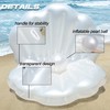 Triumpeek Inflatable Seashell Pool Float, Blow Up Giant Clam Floatie