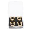 4pcs Resin Dental Dam Clamps Barrier Clip Dental Materials Tool