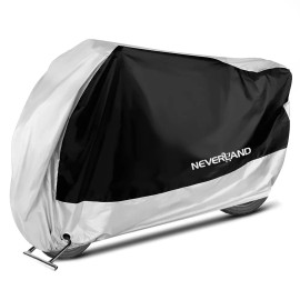NEVERLAND Large Motorcycle Bike Cover Waterproof Outdoor Rain Dust UV Protector For Honda
