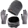 Hat Scarf and Gloves Set, Aisprts Winter Scarf and Hat