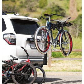 BELL Hitchbiker 450 4-Bike Hitch Rack with Stability, Black