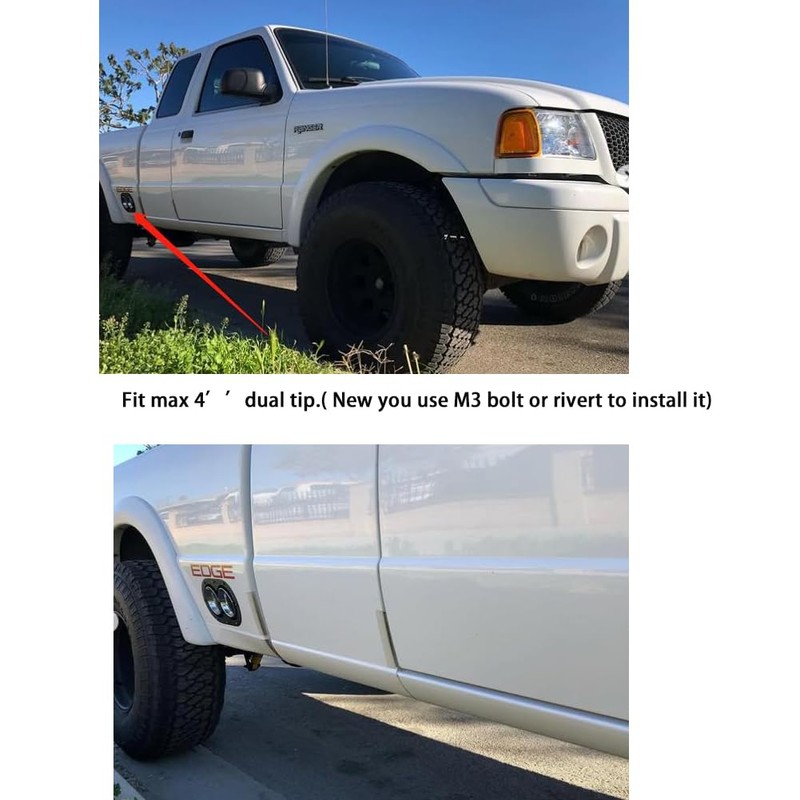 RCCT Side Exit Exhaust Bezel Plate Twin Universal Side Exhaust