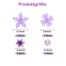 Pack of 20 Hair Accessories, Mini Hair Clips, Small Hair Clips, Flower Small Hair Clips, Hair Clip, Flower for Girls, Wedding, Hair Accessories, Decorative