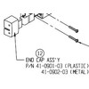 Exit Device End Cap Assembly, Active, Metal, for 3700/8700/8800 Series