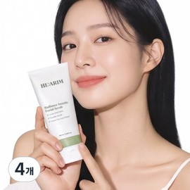 [Department Store Pharmacy Store] Healim Radiance Green Grapefruit All-in-One Whitening Patented Hypoallergenic Face Scrub Cleanser Elasticity Glowing Face Women Men Pore Sebum Exfoliation Remover Cica Cream FACE SCRUB, 4 pieces, 100ml / [백화점약국 입점] 헤아림 래디언스 청자몽 올인원 미백 특허 저자극 얼굴 스크럽 클렌저 탄력 광채 페이스 여자 남자 모공 피지 각질 제거 제거제 시카 크림 FACE SCRUB, 4개, 100ml