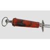 14" High Carbon Honing Steel With Red Handle -Diamond Grain