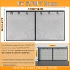 Garage Screen Doors for 1 car garage-12x8FT Fiberglass Durable Heavy