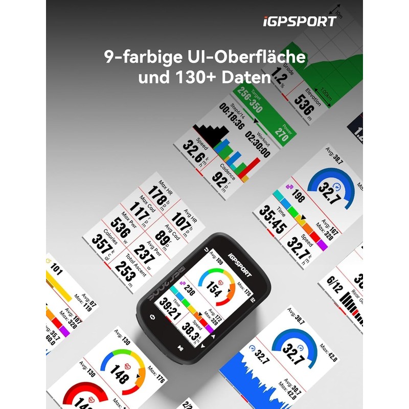 iGPSPORT BSC200S Wireless Bicycle Computer with GPS Route Navigation, Bicycle