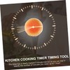 Ciieeo 1pc Mechanical Timer Reminder Tool for Cooking Study Home