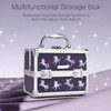 Joligrace Makeup Case for Girls Cosmetic Train Case Makeup Storage