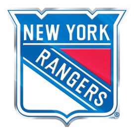 Team ProMark New York Rangers Aluminum Auto Emblem