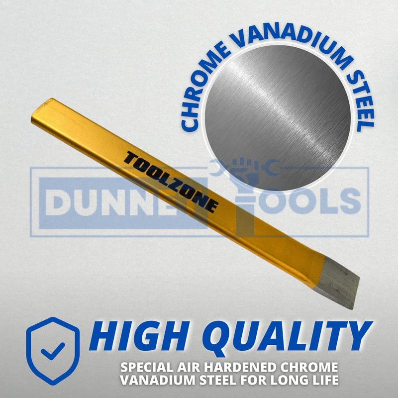Dunnet Tools Pair of Nut Splitting Chisel Cold Steel Metal