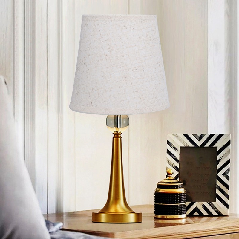 6Pcs E14 ClipOn Lampshade European Fabric Lamp Shade for Hall