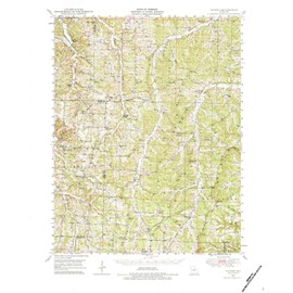 YellowMaps Tavern MO topo map, 1:62500 Scale, 15 X 15 Minute, Historical, 1948, Updated 1984, 21.7 x 17.6 in - Polypropylene