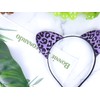 Bonnie Z. Leonardo Furry Leopard Cat Ears Headband Leopard Print