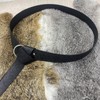 HiiFeuer Medieval Embossed PU Leather O Ring Belt, Retro Renaissance