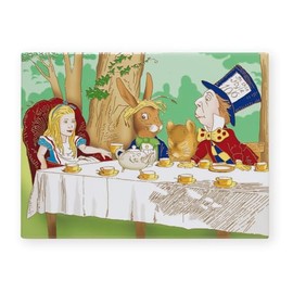 Art of Arora 2904 Alice in Wonderland Tea Party Ceramic Tile Picture Plaque Wall Art 15 x 20cm