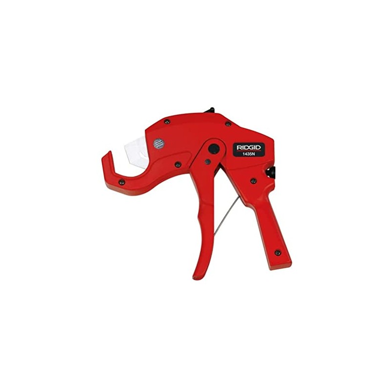 RIDGID 26821 Model 1435N Ratchet Cutter for Plastic Pipe; 6-35