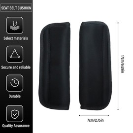 Pack of 2 Seat Belt Pads Car Children, Baby Seat Belt Shoulder Pads, Seat Belt Covers Pram Seat Belt Cushion for Newborns