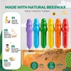 Jar Melo Jumbo Crayons for Toddlers 1-3, 16 Colors Non